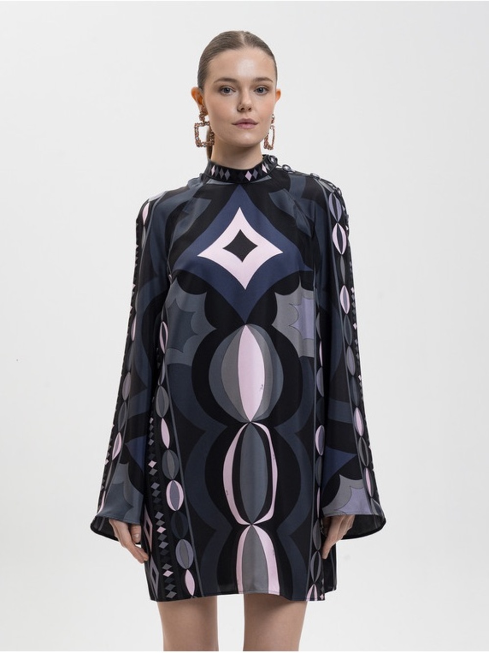 Pucci Passepartout Silk Twill Minidress